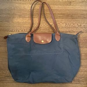 Navy Longchamp Bag